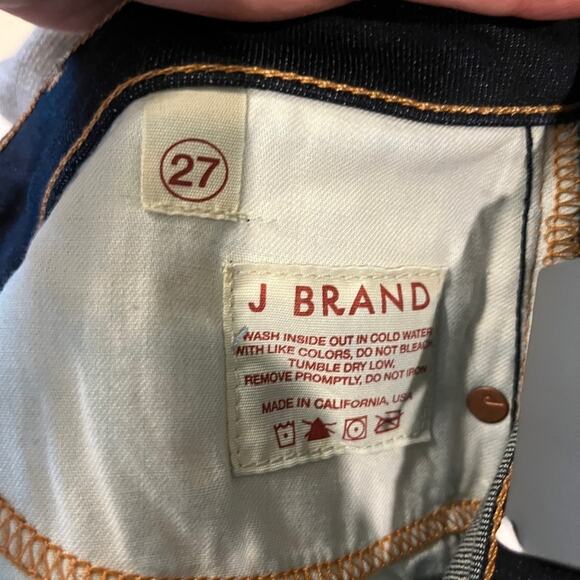 NWT J Brand Women's Bombshell Curvy Denim Jeans Dark Wash Straight Leg 27 - Picture 3 of 13